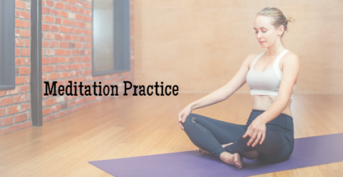 meditation practice - reduce stress, achieve clarity, mentally calm